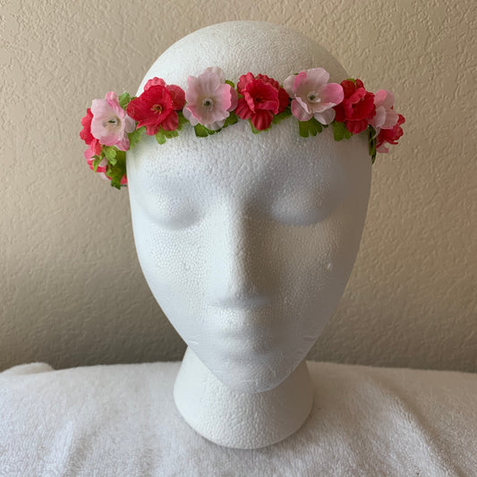 Extra Small Wreath - Hot Pink, Pink, and White Flowers