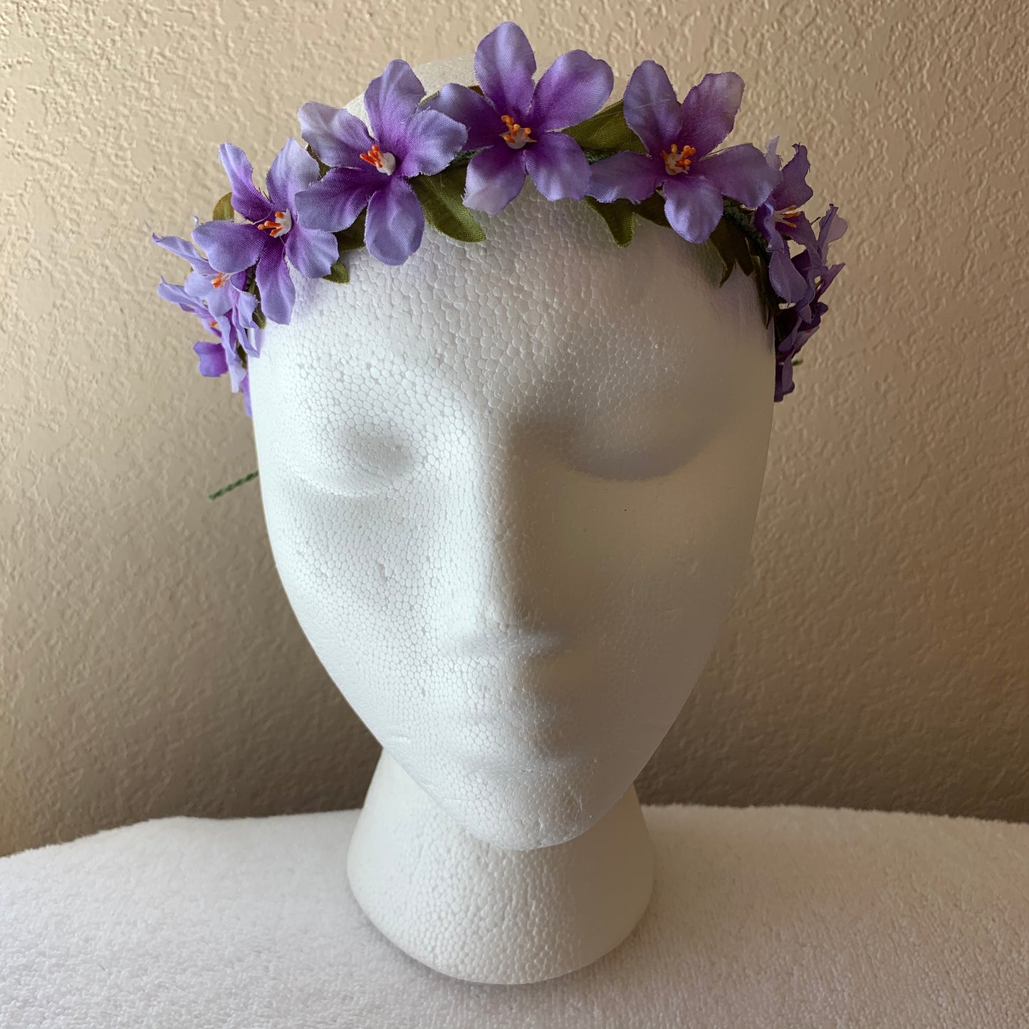 Extra Small Wreath - All Light Purple Flowers