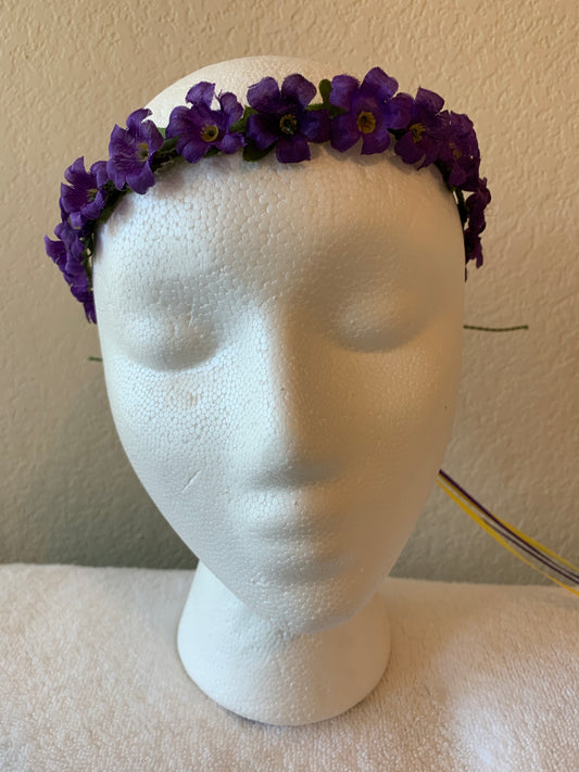 Extra Small Wreath - All Purple Bell Shaped Flowers